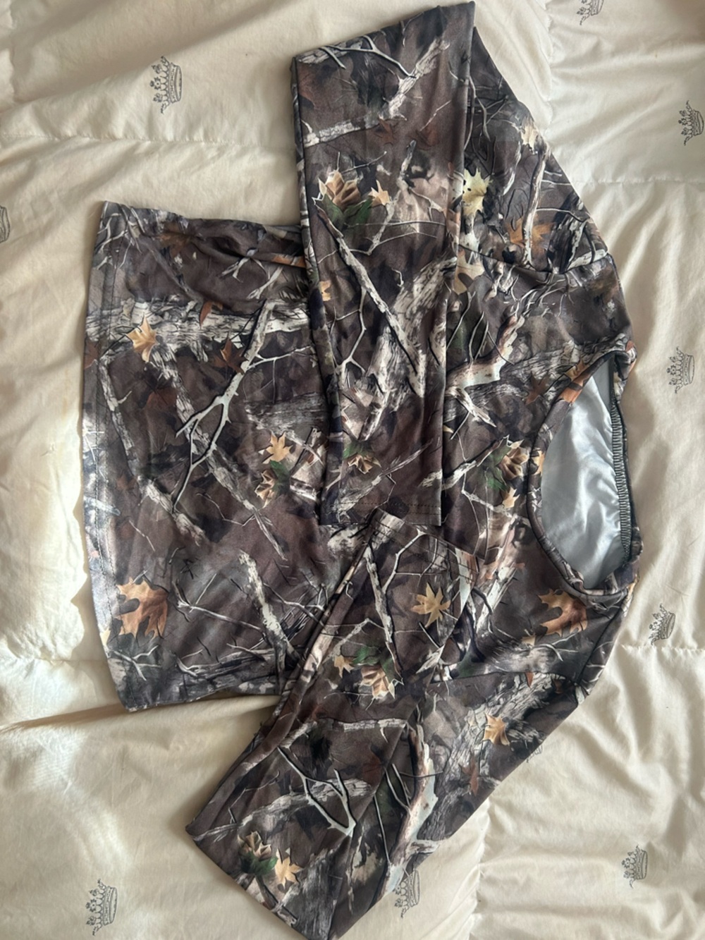 Long Sleeve Camo Top